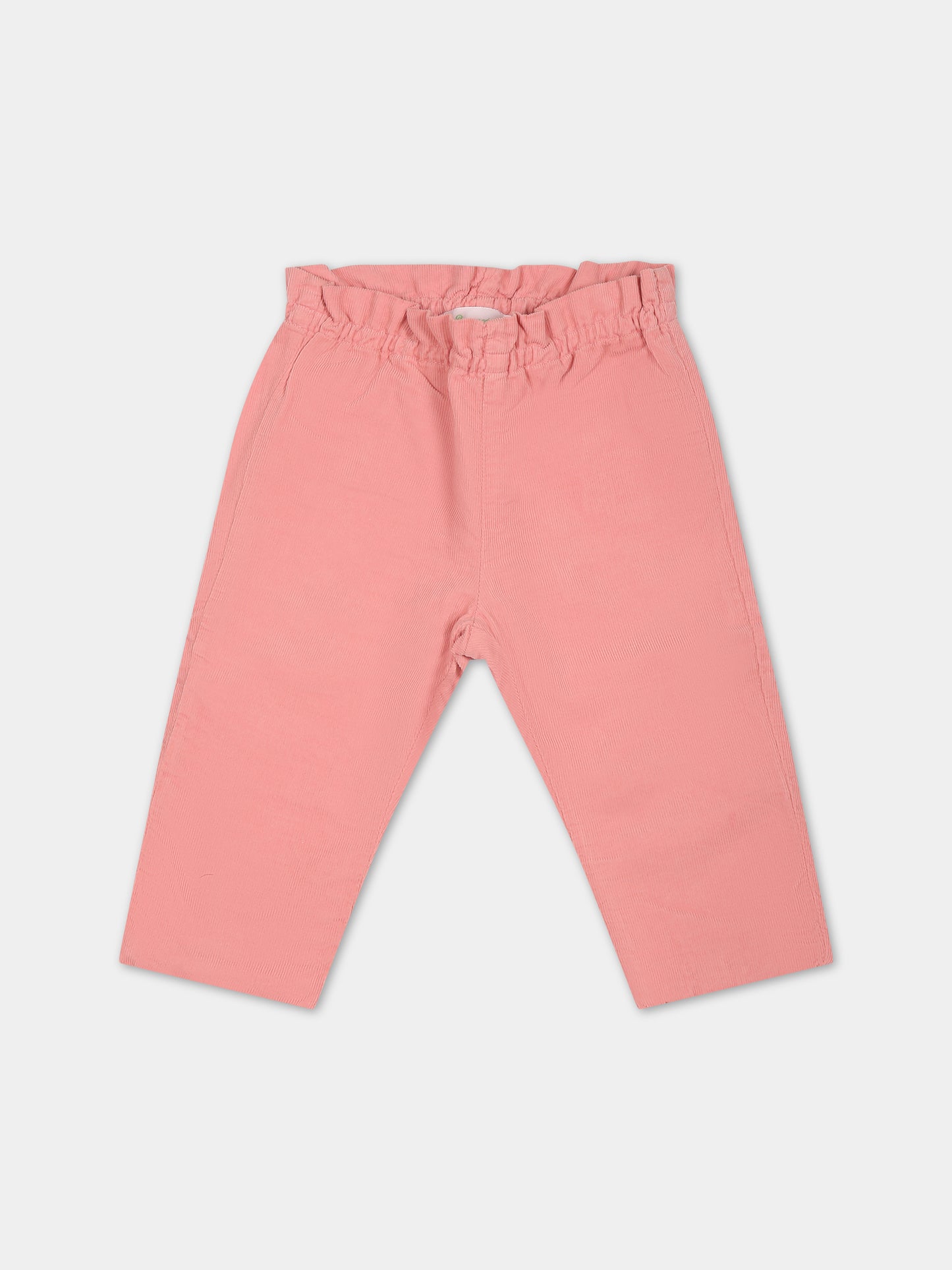 Pantaloni rosa per neonata con ciliegie,Bonpoint,W03XPAW00001 024