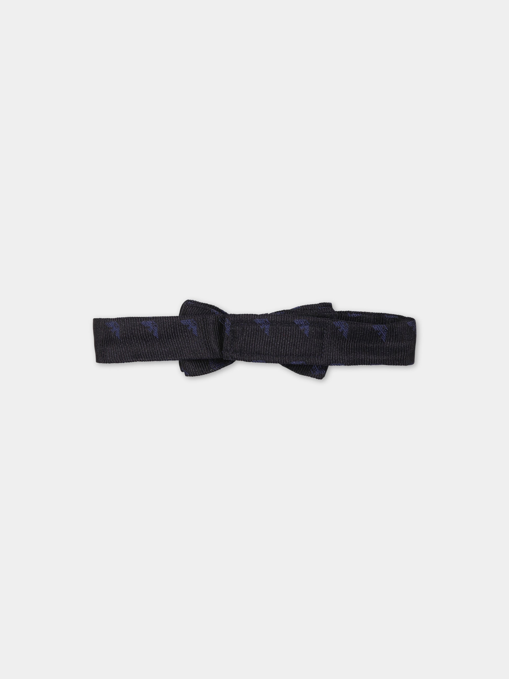 Papillon blu per neonato con laquilotto,Armani Junior,409324 2R616 08635