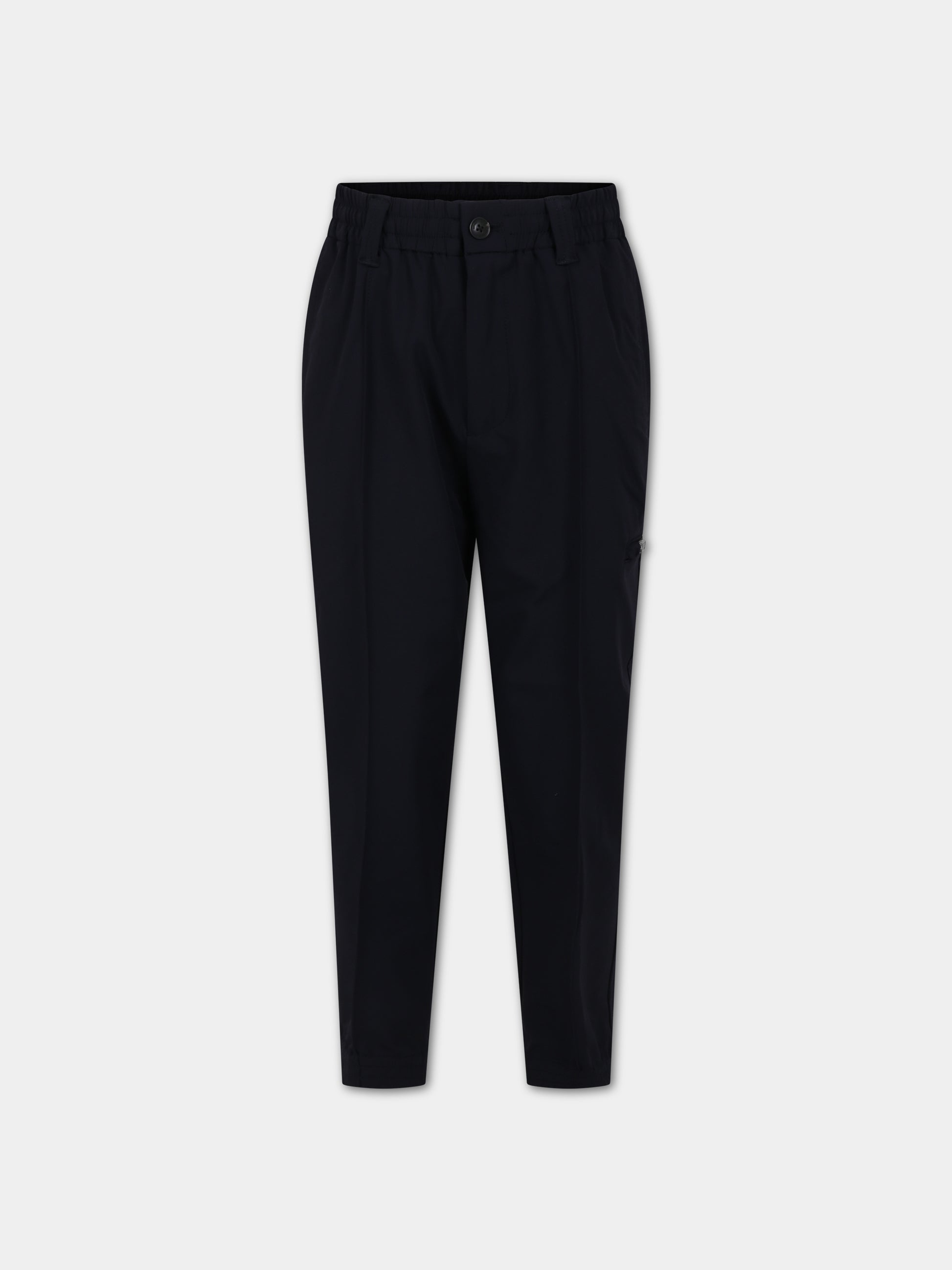 Pantaloni blu per bambino con logo,Armani Junior,6R4PJJ 1NNIZ 0920