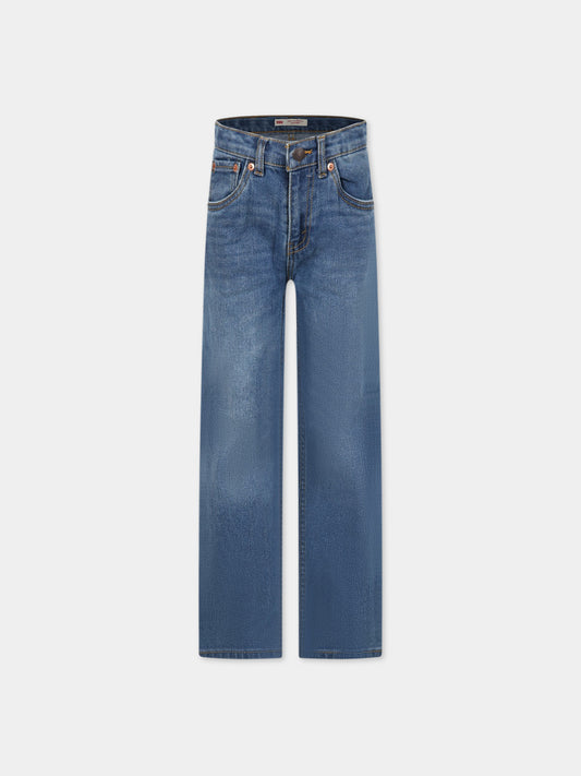 Jeans blu bambino con logo,Levi's Kids,9ED512 M5I