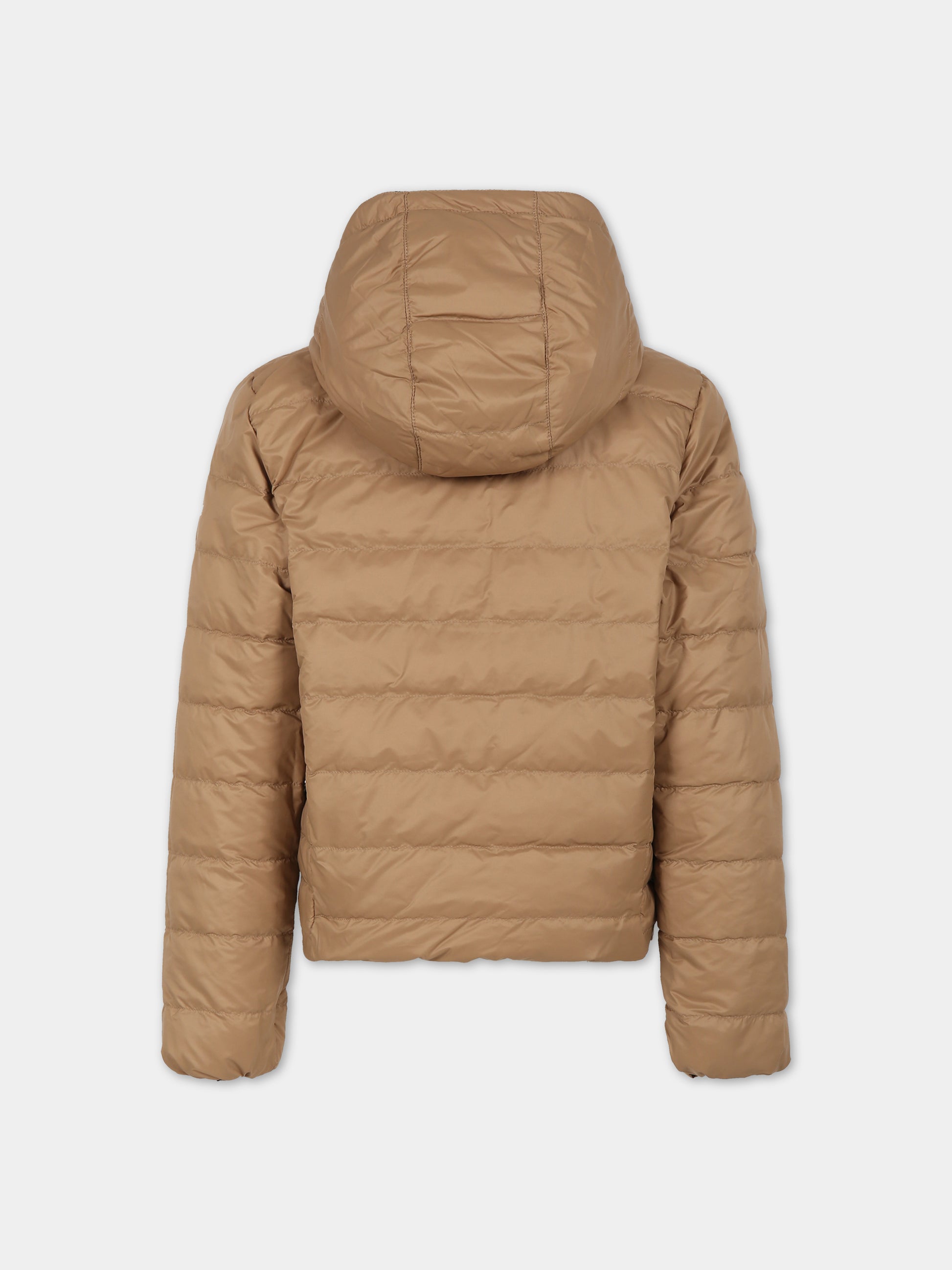 Piumino nero reversibile per bambino con logo,Boss,J26516 09B