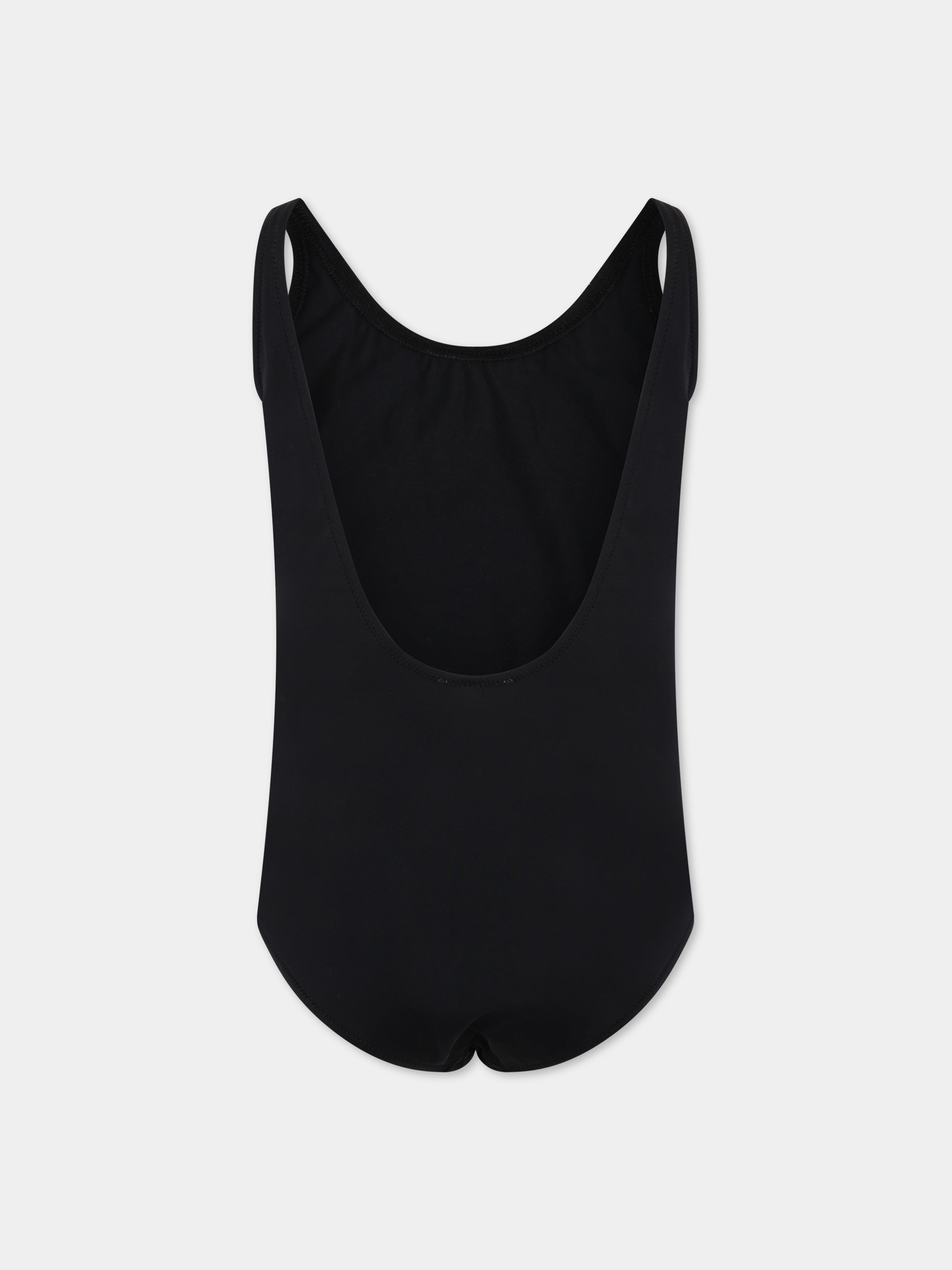 Costume nero per bambina con logo,Marni Kids,M00802 M00M2 0M900