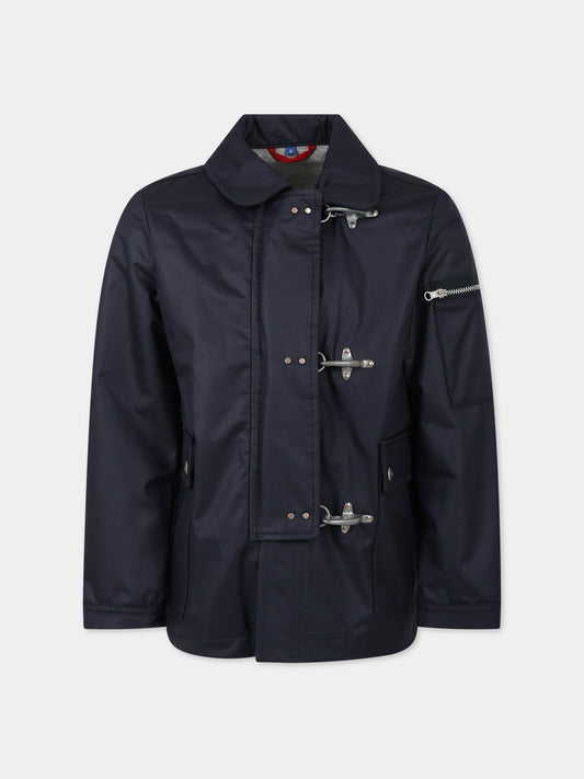 Giubbotto blu per bambino,Fay Kids,5M2080 MD390 621GR