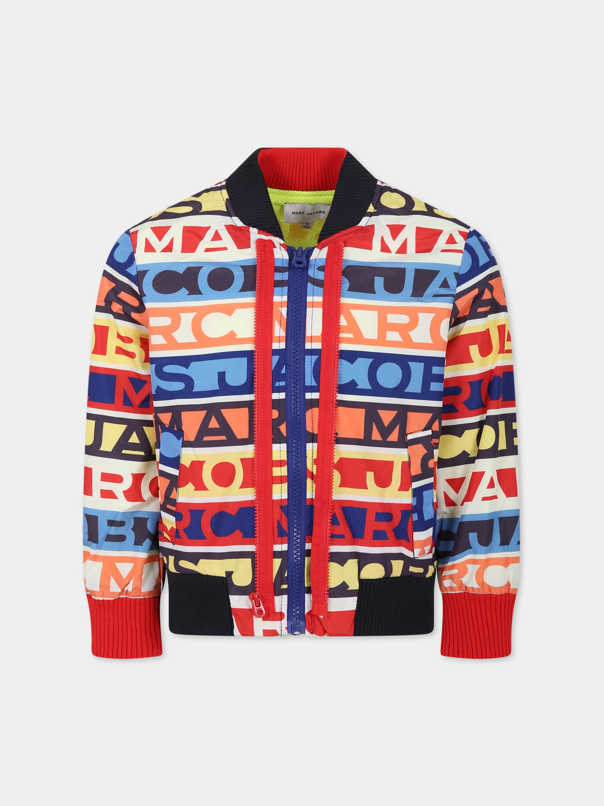 Giacca rossa per bambino con logo,Little Marc Jacobs,W26128 97E