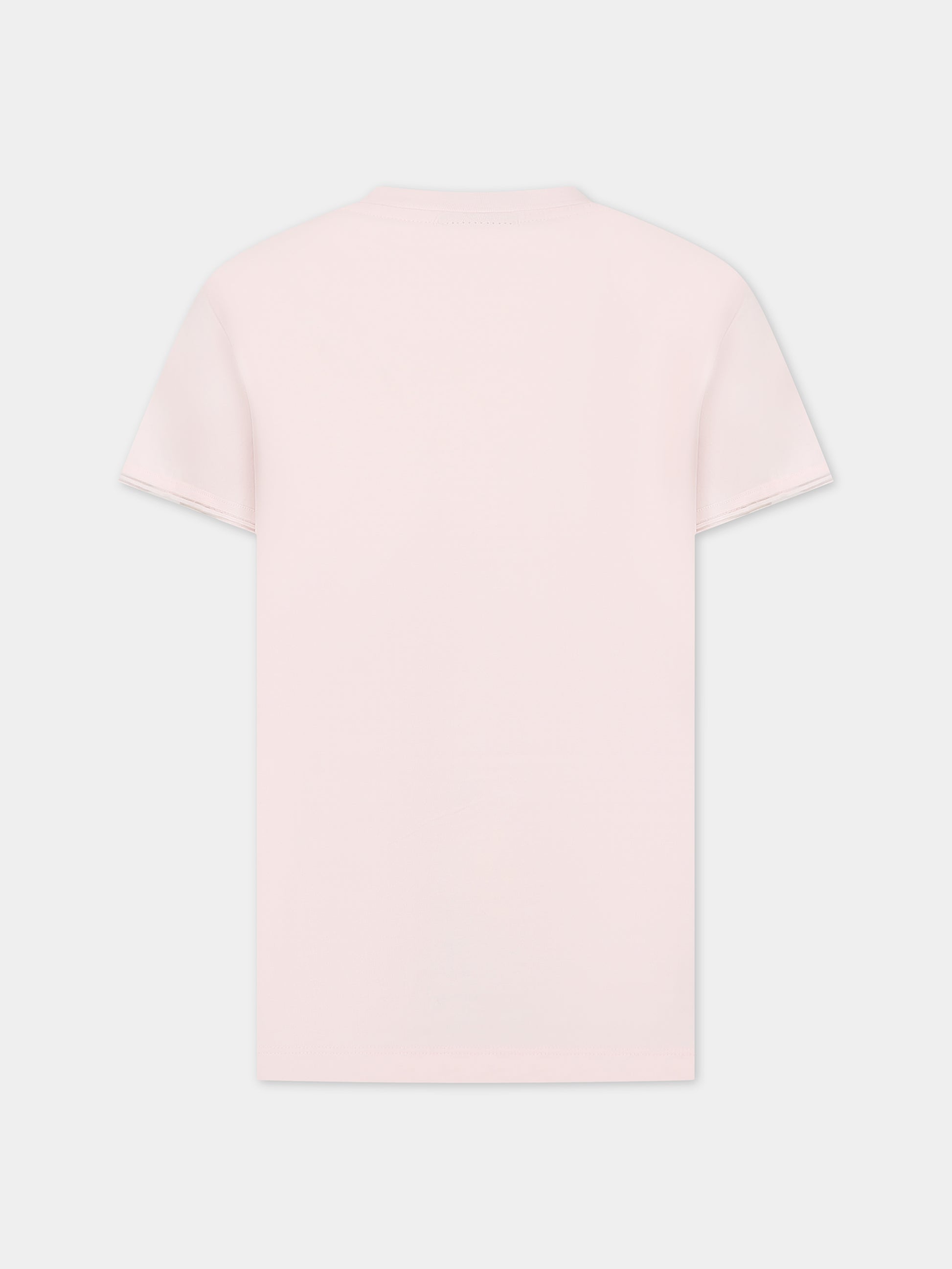 T-shirt rosa per bambina con logo,Colmar Originals Kids,3543 1WT 553