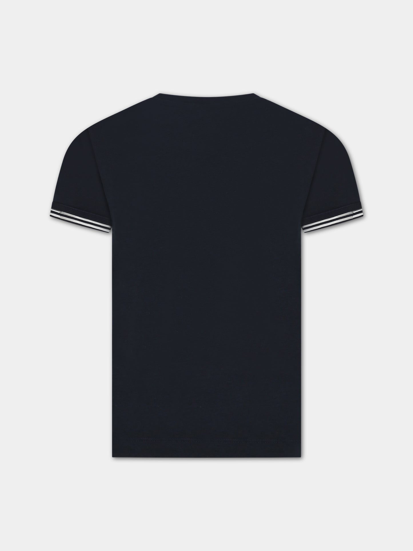 T-shirt blu per bambina con logo,Colmar Originals Kids,3543 1WT 68