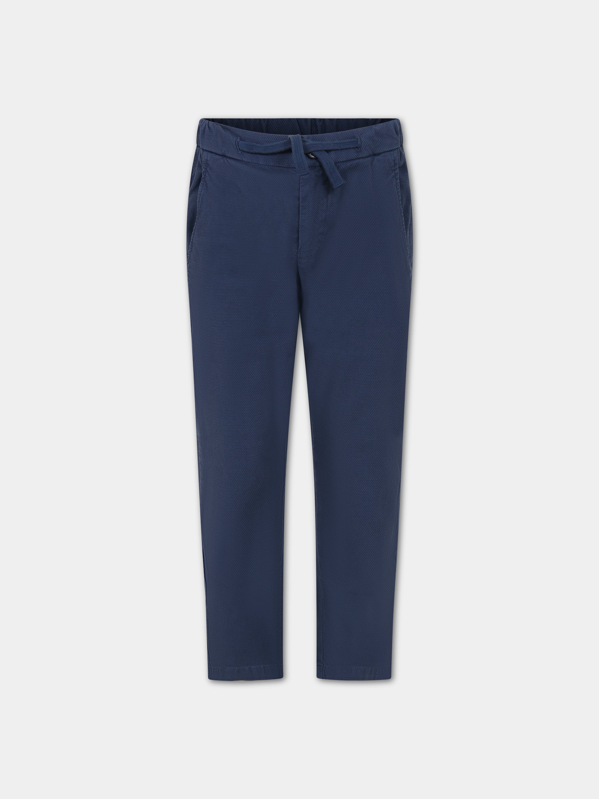 Pantaloni blu per bambino con logo,Dondup Kids,DMPA258 CE219 BD003 4005