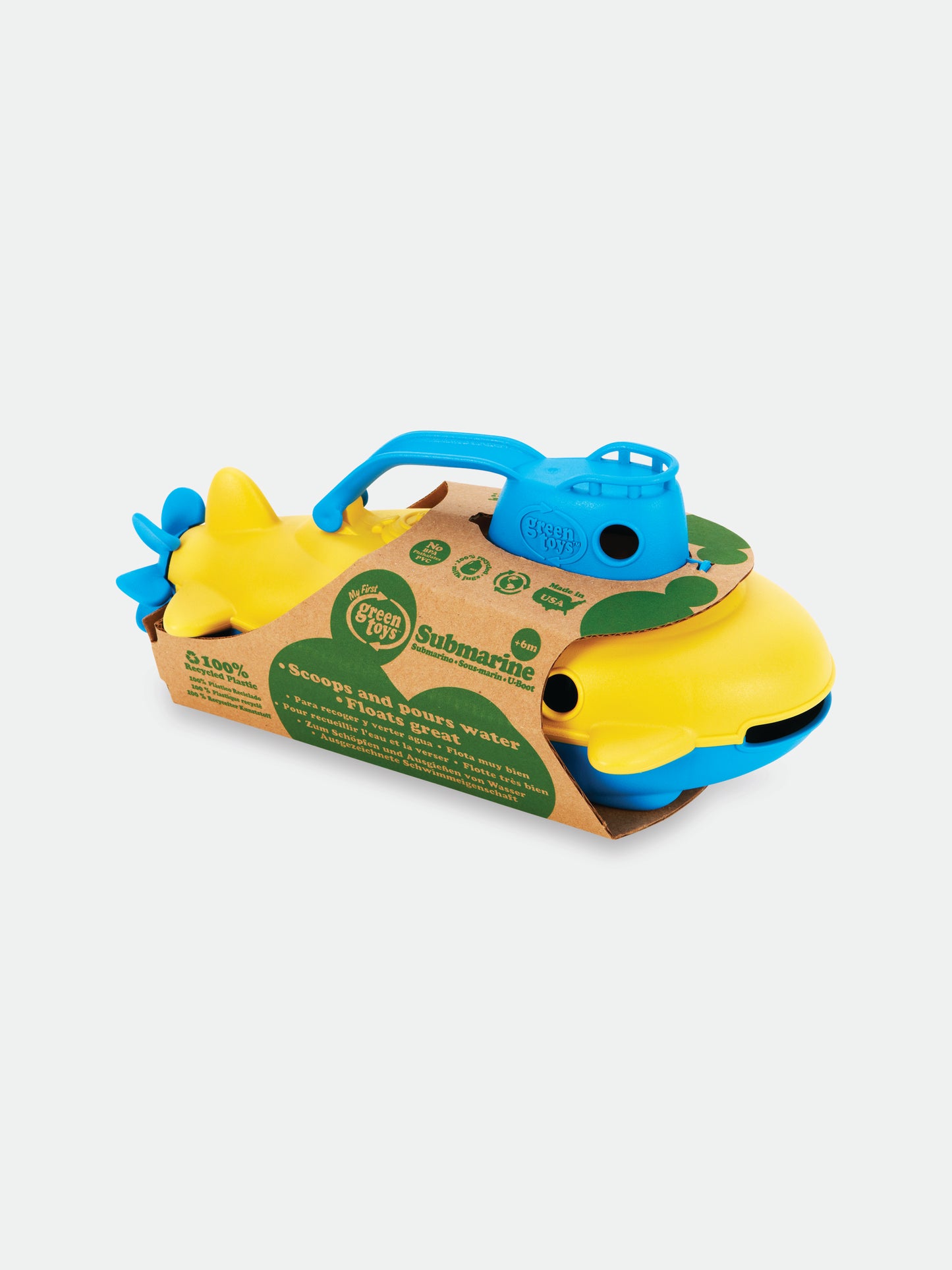 Sottomarino  multicolor per bambini,Green Toys,GTSUBB1032