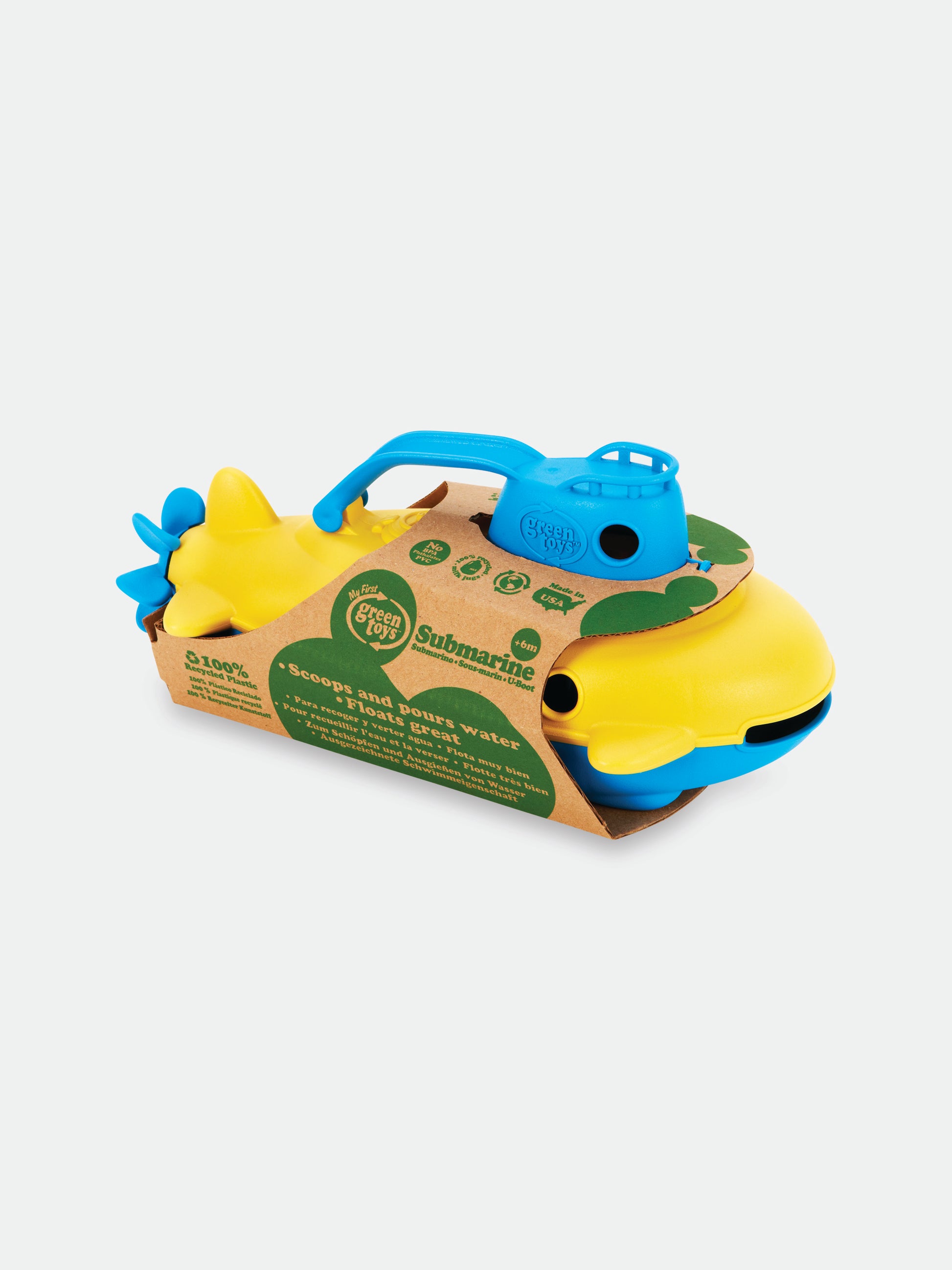 Sottomarino  multicolor per bambini,Green Toys,GTSUBB1032