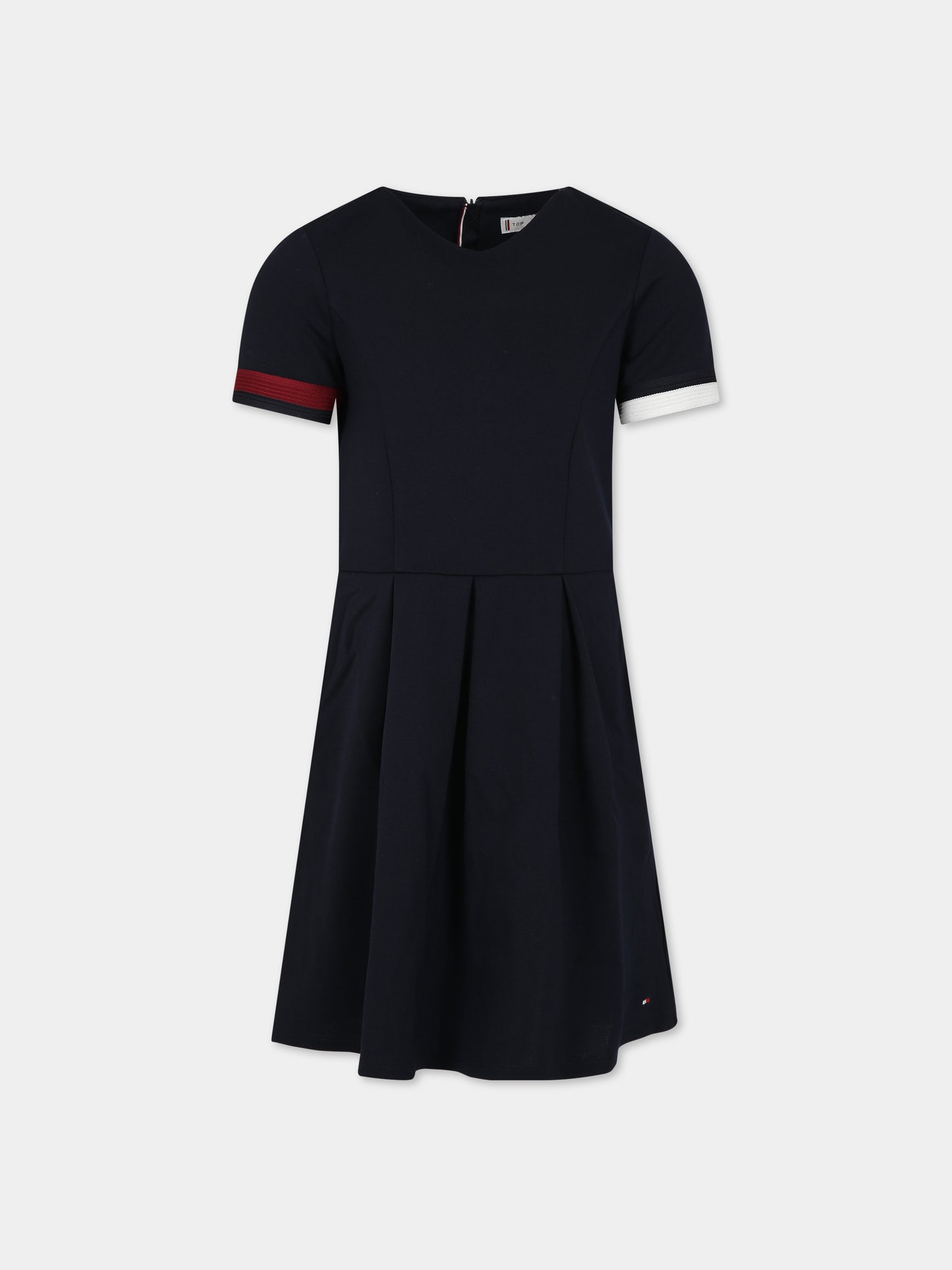 Vestito blu per bambina,Tommy Hilfiger Junior,KG0KG07365 DW5