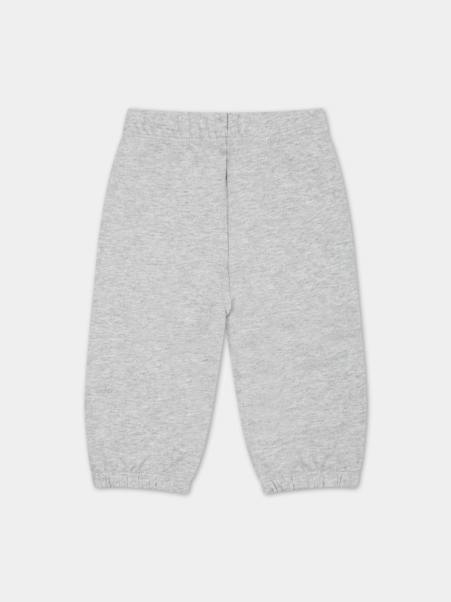 Pantaloni grigi per neonato con creste,Stella Mccartney Kids,TS6570 Z0499 904