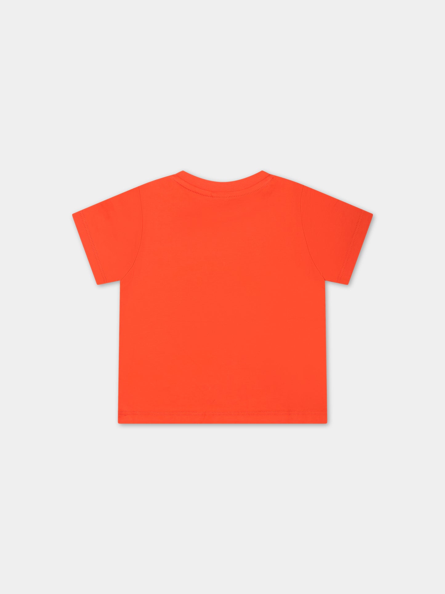 T-shirt rossa per neonato con tacos,Stella Mccartney Kids,TS8581 Z0434 412